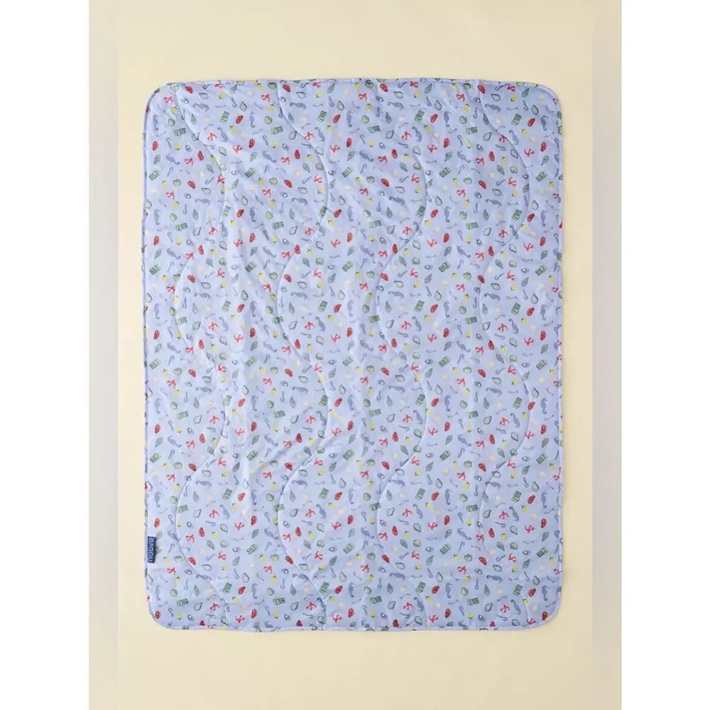 New Urban Outfitters BAGGU Sea Charms Puffy Picnic Blanket
